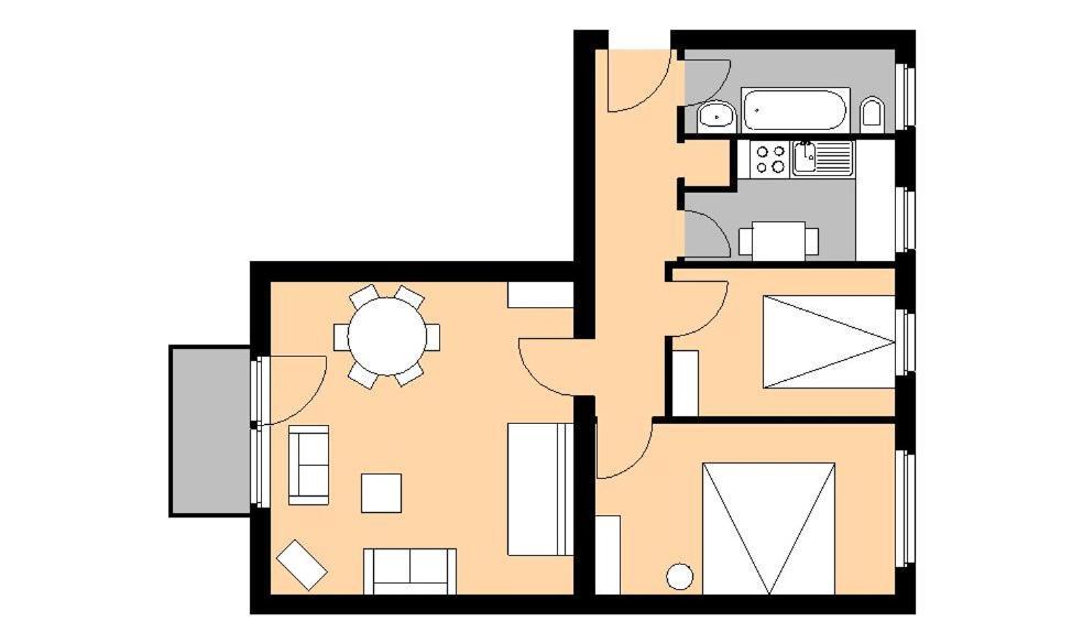 M M Central Vintage Family, Handwerker Und Monteure Apartments Berlin Room photo
